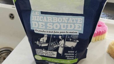 Un sachet de bicarbonate de soude.