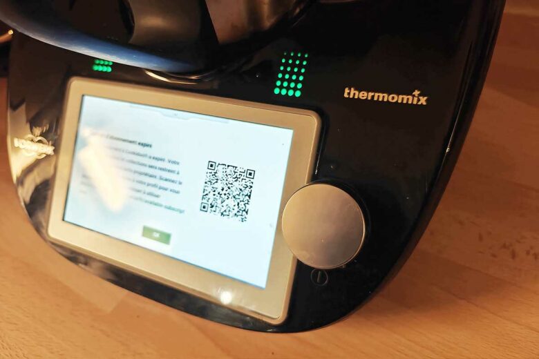 Un panneau de commande de Thermomix.