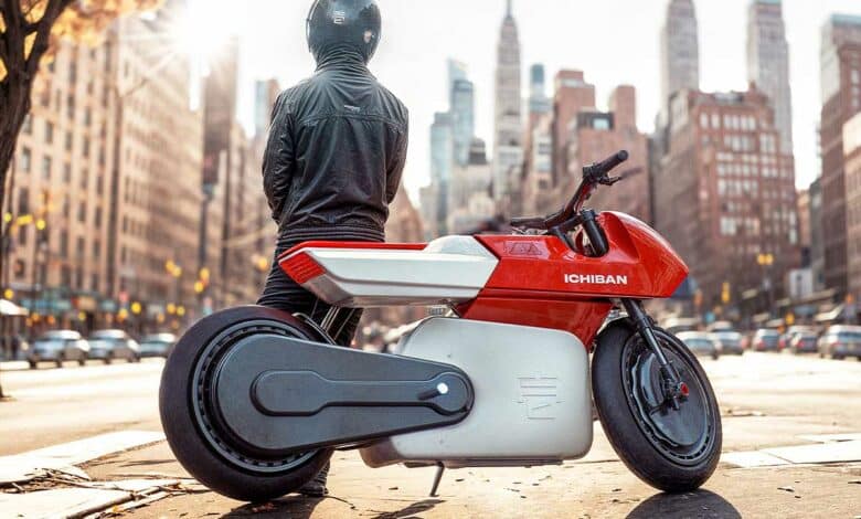 Une moto électrique inspirée de la saga Akira.