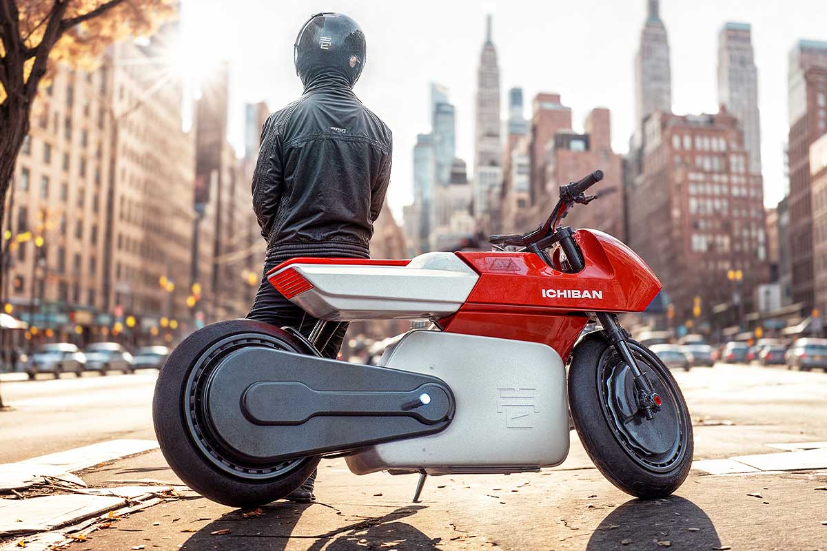 Une moto électrique inspirée de la saga Akira.