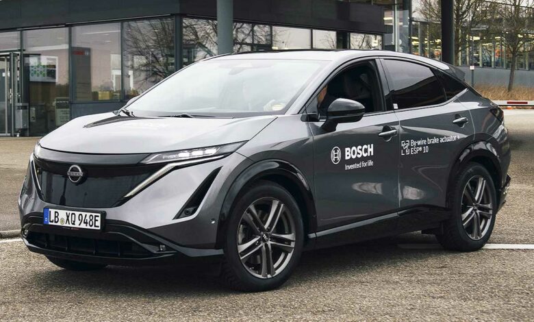 Un véhicule équipé du système Brake-by-wire de Bosch.