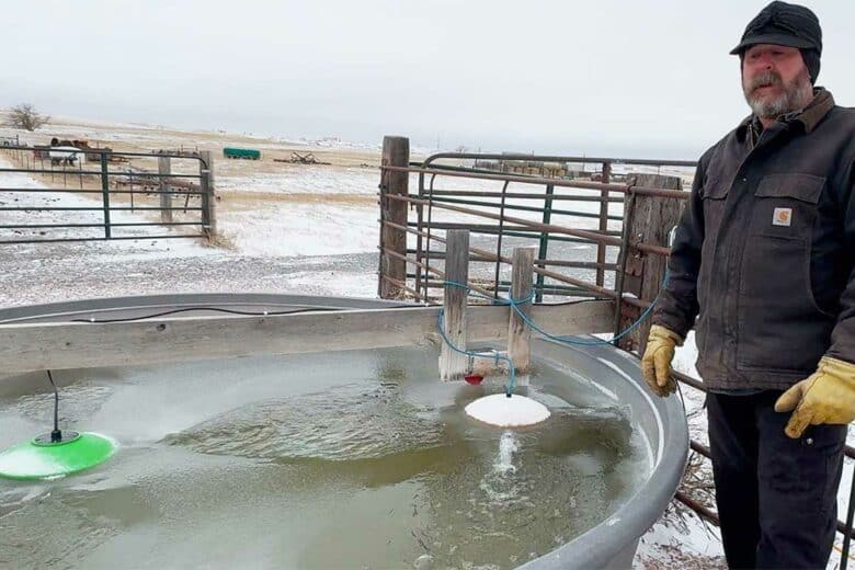Le Water Rippler consiste à garder l'eau en mouvement continu pour qu'elle ne gèle pas.