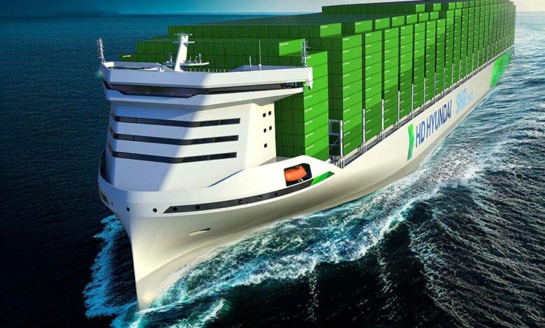 Projet de porte-conteneur à propulsion nucléaire de HD KSOE.