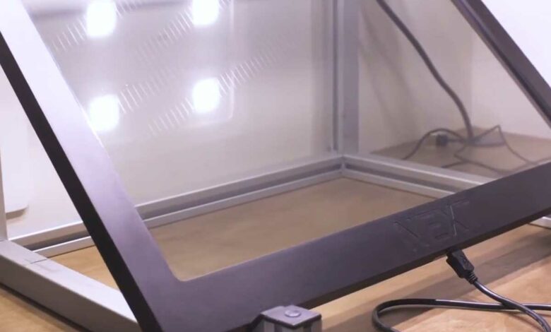 Un verre transparent photovoltaïque.