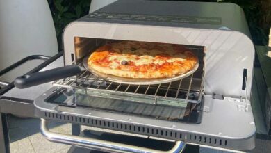 Un four à pizza 3 en 1.