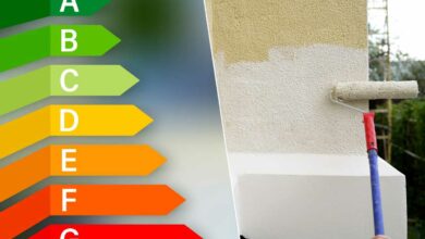 Classement énergétique et application d'une peinture thermo isolante sur une façade.
