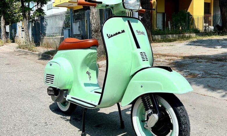 Rétrokit permet d'électrifier votre Vespa.