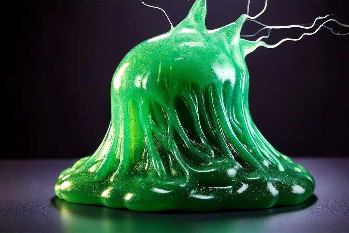 L'invention d'un slime qui produit de l'électricité pour alimenter les sols, les chaussures, etc.
