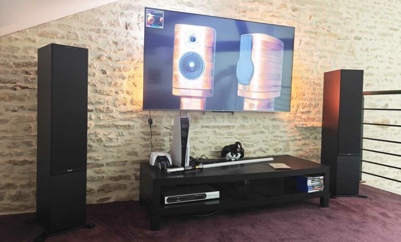 Teufel Stereo L 2 - Paire d'enceintes Actives sur Pied sans Fil.