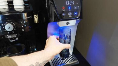OviBar, un minibar « à eau » connecté directement à l’alimentation d’eau de la maison.
