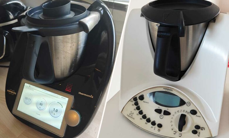 Deux modèles de Thermomix.
