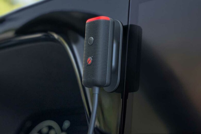 Le Echo Auto avec les microphones désactivés pour protéger votre vie privée.