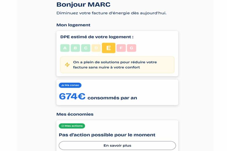 L'application Watt Watchers.