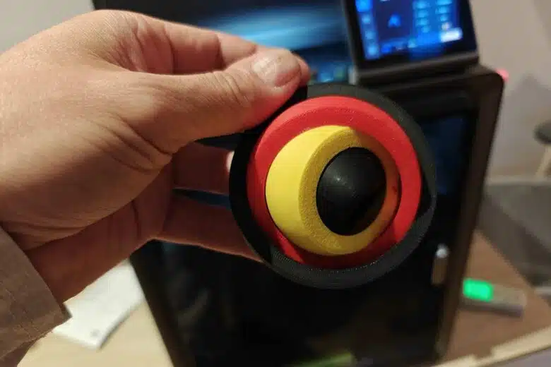 Premier test d'impression.