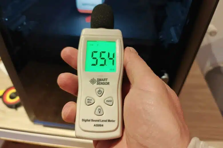 Une imprimante relativement silencieuse, moins de 60 dB.