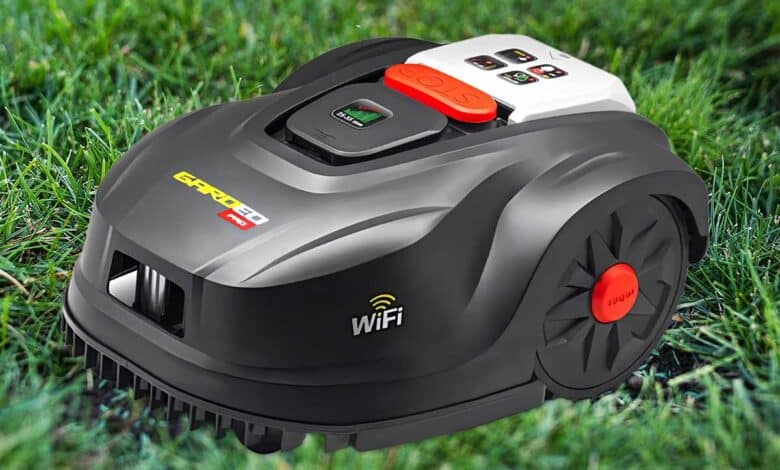 Le robot tondeuse Gardeo Pro.