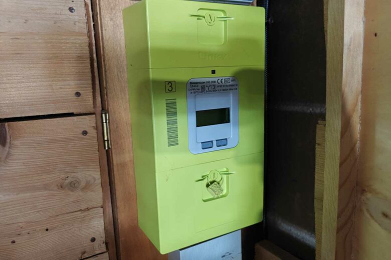 Un compteur Linky standard.