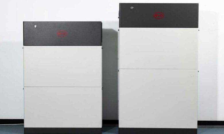 Les deux versions de Battery-Box HVE de la marque BYD.