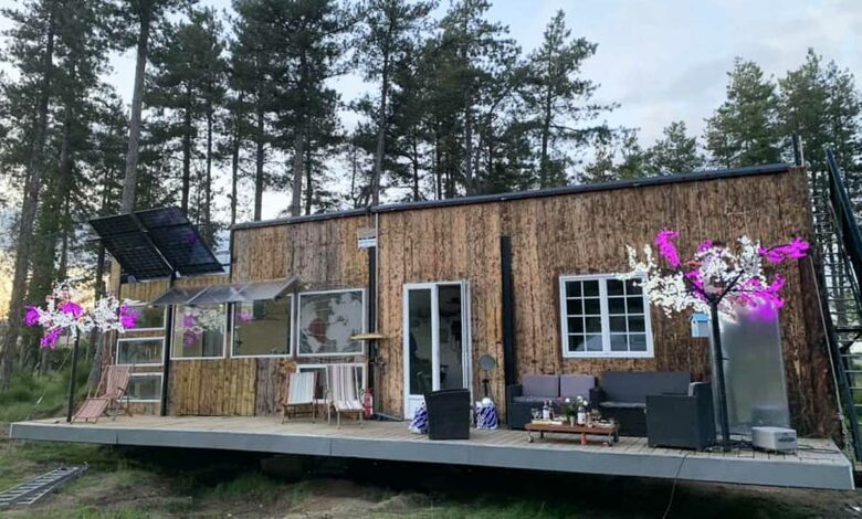 Une maison qui tourne avec le soleil.