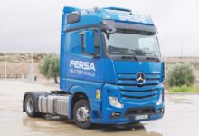 Un camion de test pour le moyeu FE de FERSA.