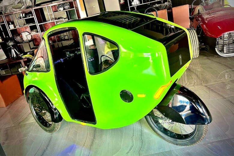 Le PEBL 2.0 est un tricycle à assistance électrique.