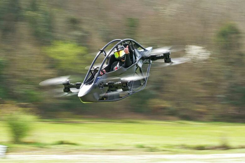 Le véhicule volant SN1 de Jetson.