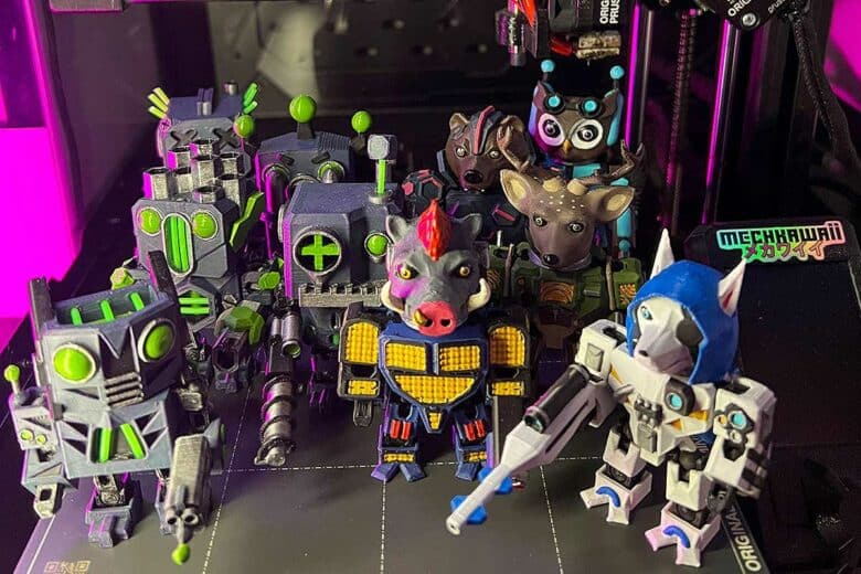 Des figurines personnalisables en impression 3D.