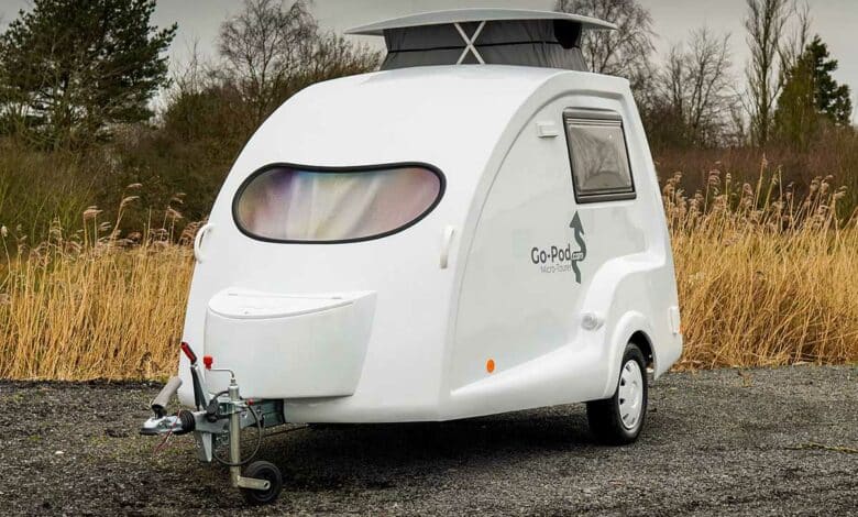 Une mini caravane Go Pod.