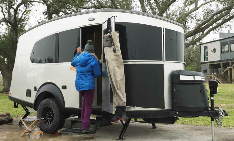 Une caravane tout terrain.