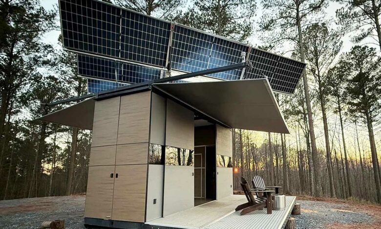 Une plateforme pour camper en toute autonomie.