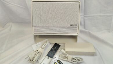 Vue complète du vidéoprojecteur XGIMI Horizon Pro et de ses accessoires