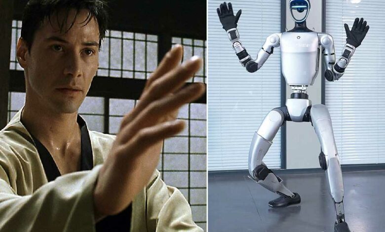 Le robot G1 de Unitree Robotics effectuant une danse.