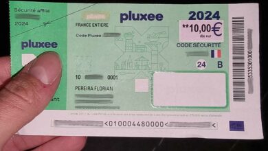 Un ticket restaurant de 2024.