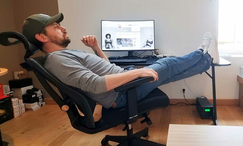 Chaise de bureau ergonomique avec système de siège dynamique BS14 (BS14)