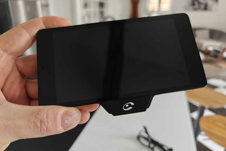 Un écran tactile HD de 5,5 pouces.