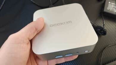 GEEKOM A6 Mini PC, Mini Ordinateur avec AMD Ryzen.