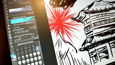Zoom sur l’écran 2,5K de la HUION Kamvas 16 Gen 3, précis et éclatant.
