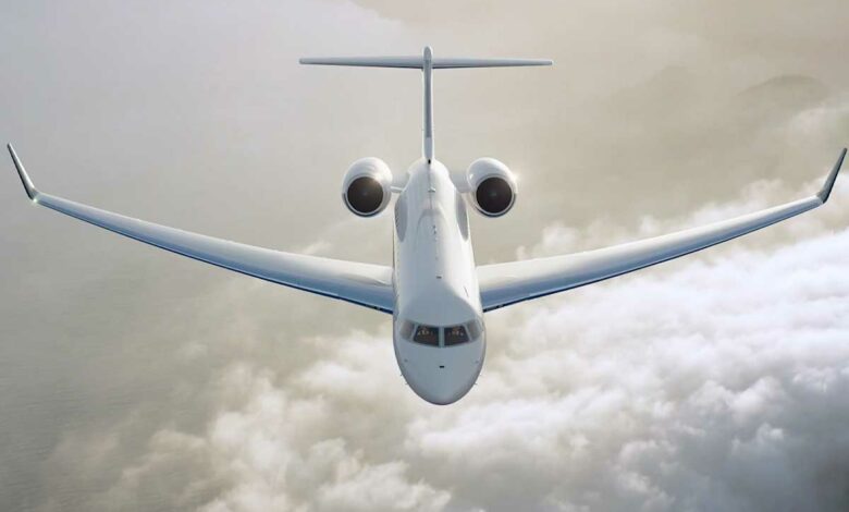 Le nouveau jet privé de Bombardier, le Global 8000.