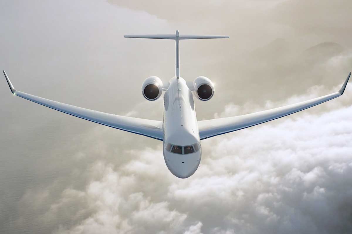 Le nouveau jet privé de Bombardier, le Global 8000.