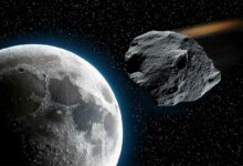 Un astéroïde se dirige vers la Lune.