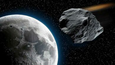 Un astéroïde se dirige vers la Lune.
