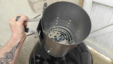 Un accessoire pour allumer le barbecue facilement.