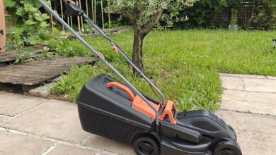 Une tondeuse pour le jardin.