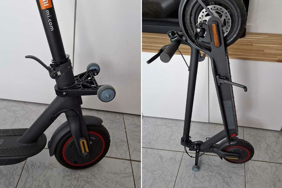 Trolley pour transporter ou ranger sa trottinette.