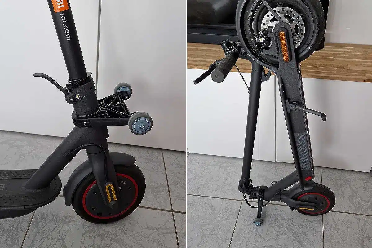 Trolley pour transporter ou ranger sa trottinette.