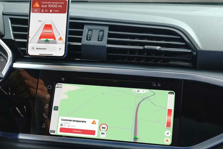 Une intégration optimisée pour Apple CarPlay et Android Auto.