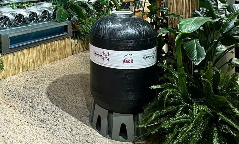Le ballon d'eau chaude thermodynamique ORA X de Yack.