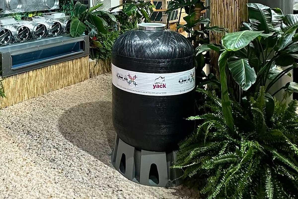 Le ballon d'eau chaude thermodynamique ORA X de Yack.