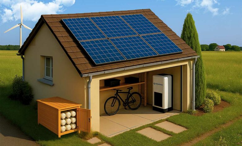 Modélisation d'un système de stockage d'énergie par air comprimé Remora Home.