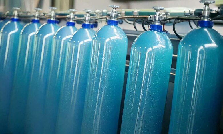 Un stockage d'énergie à air liquide.